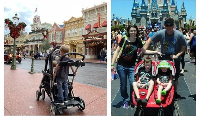 strollers allowed at disney