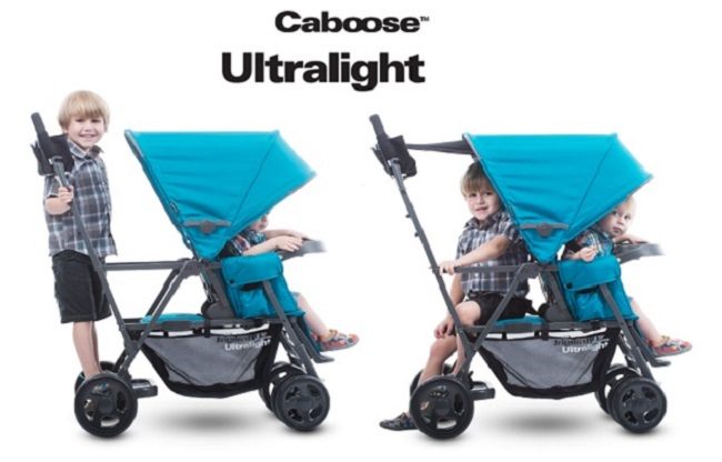 joovy caboose graphite double stroller