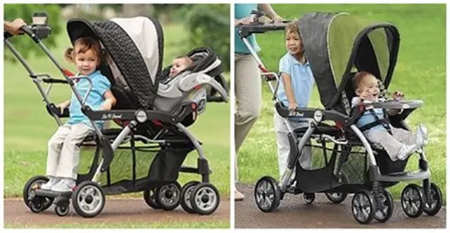 baby trend sit and stand compatibility