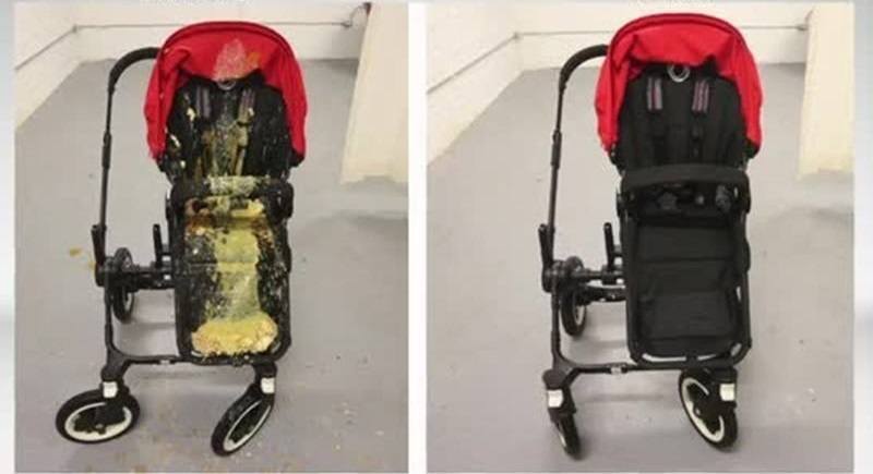 how to clean maclaren stroller