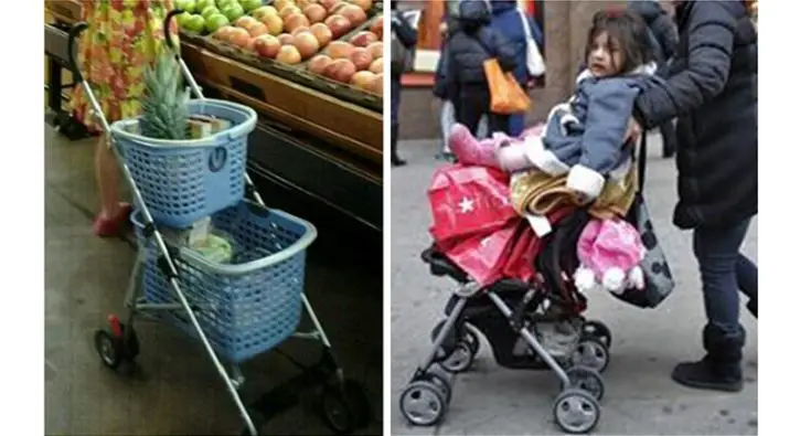 shopping stroller cart