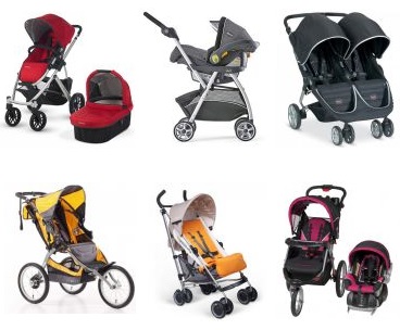 different baby strollers
